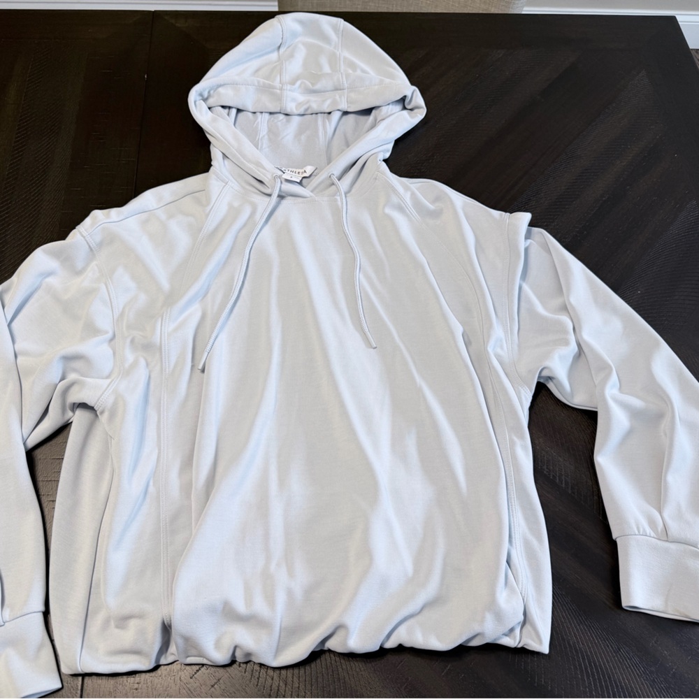 Athleta Women’s Seasoft Bubble Hem Hoodie-Size Small - Picture 2 of 6